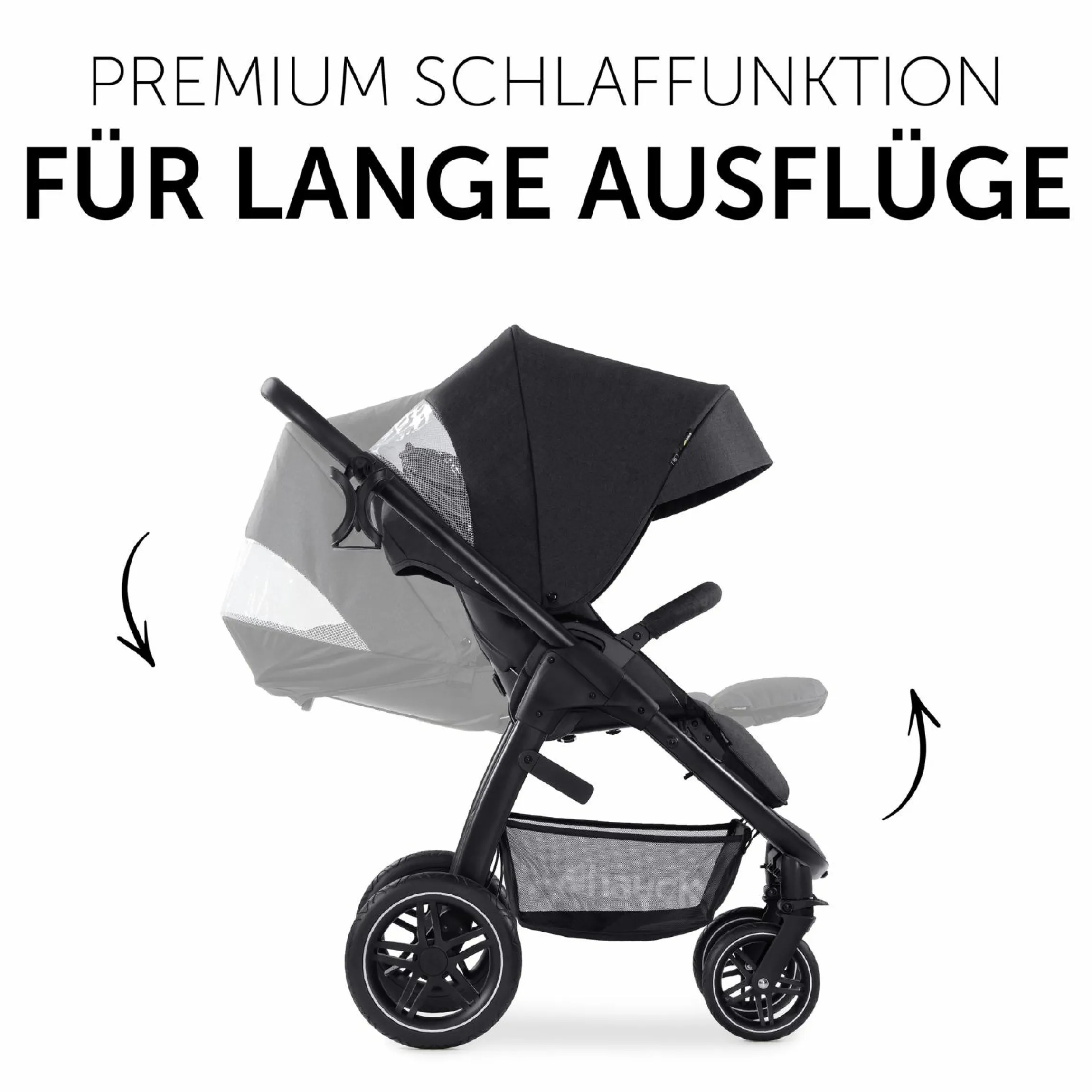 3in1 Kinderwagen-Set Saturn R Trio Set inkl. Maxi-Cosi i-Size Pebble Pro & XXL Zubehörpaket - Melange Black