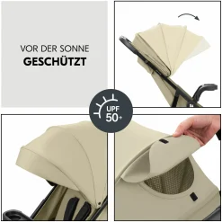 3in1 Kinderwagen-Set Shop N Care Trio Set inkl. Babyschale Drive N Care - Olive