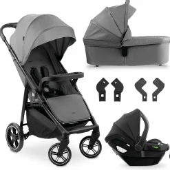 3in1 Kinderwagen-Set Shop N Care Trio Set inkl. Babyschale Drive N Care - Grey