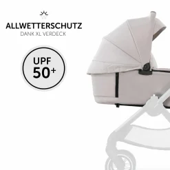 3in1 Kinderwagen-Set Walk N Care Trio Set inkl. i-Size Babyschale Drive N Care & XXL Zubehörpaket - Beige