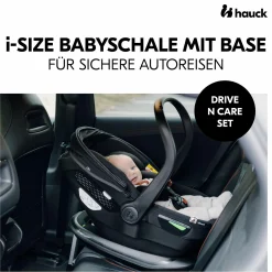 4in1 Kinderwagen-Set Walk N Care Trio Set inkl. i-Size Babyschale Drive N Care & Isofix Base & XXL Zubehörset - Beige