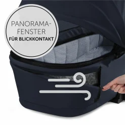4in1 Kinderwagen-Set Walk N Care Trio Set inkl. Maxi-Cosi i-Size Pebble Pro & Isofix Basis FamilyFix3 & XXL Zubehörset - Dark Blue
