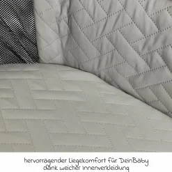 2in1 Kombi-Kinderwagen Resea + bis 22 kg mit Liegeposition, Babywanne, umsetzbare Sitzeinheit & Teleskopschieber - Mud