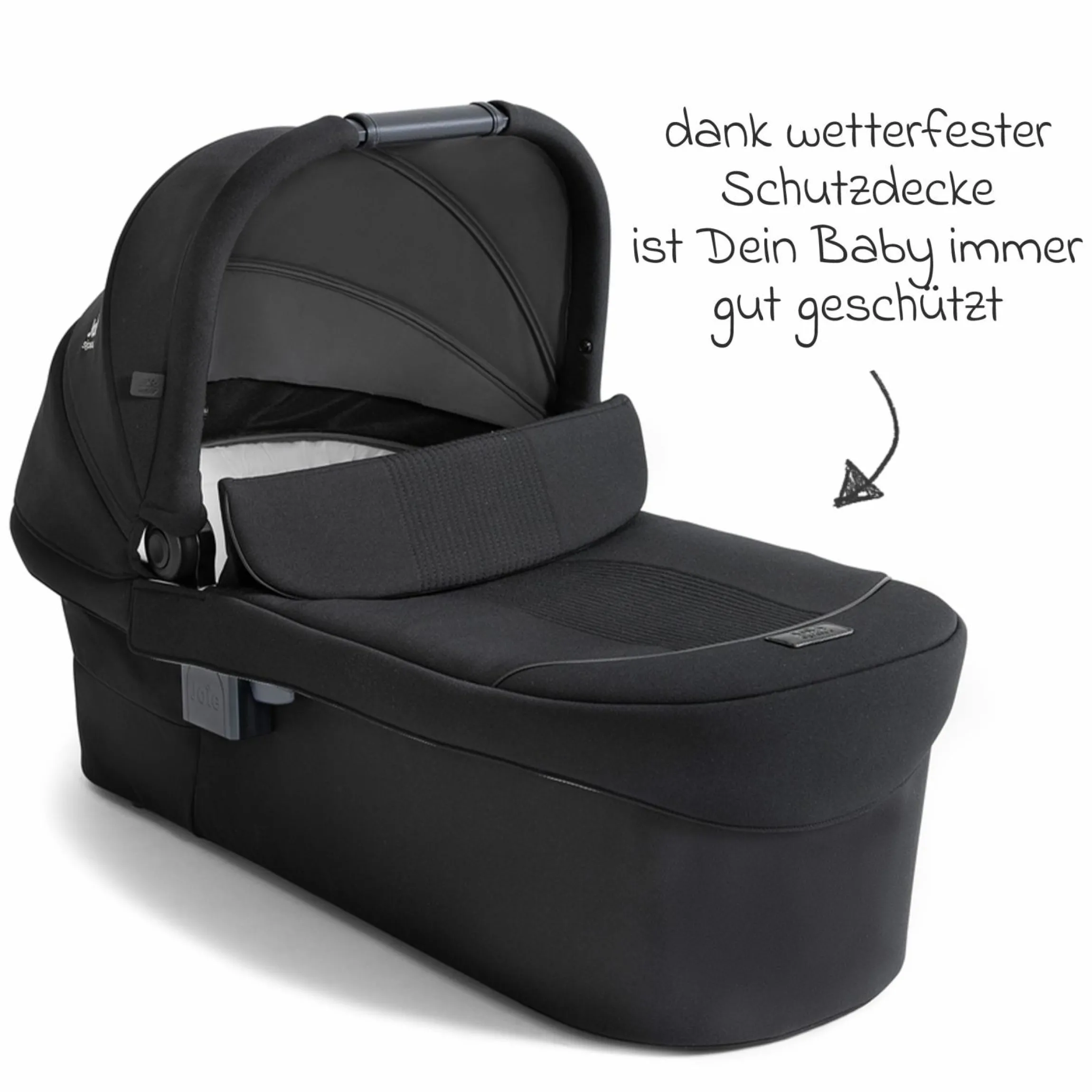2in1 Kombi-Kinderwagen Vinca bis 22 kg belastbar mit Babywanne Ramble Xl, Teleskopschieber, umsetzbare Sitzeinheit, inkl. Adapter & Regenverdeck - Signature - Eclipse