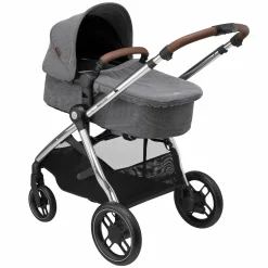 2-in-1 Kombi-Kinderwagen Zelia³ verwendbarer Sitz & Wanne in einem, verstellbarer Schieber, 22 kg - Luxe Twillic Grey - Kollektion 2025