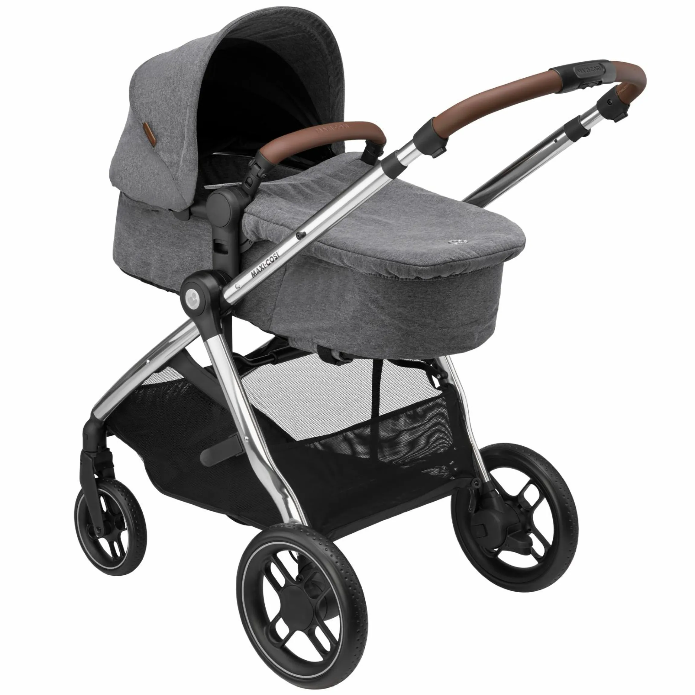 2-in-1 Kombi-Kinderwagen Zelia³ verwendbarer Sitz & Wanne in einem, verstellbarer Schieber, 22 kg - Luxe Twillic Grey - Kollektion 2025