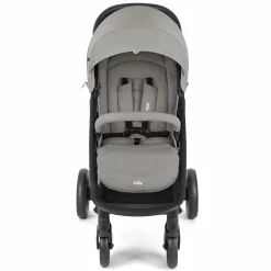 2in1 Kombi-Kinderwagen-Set Litetrax bis 22 kg belastbar mit Schieber-Ablagefach, Babywanne Ramble, Adapter & Zubehör Paket - Pebble - Kollektion 2025