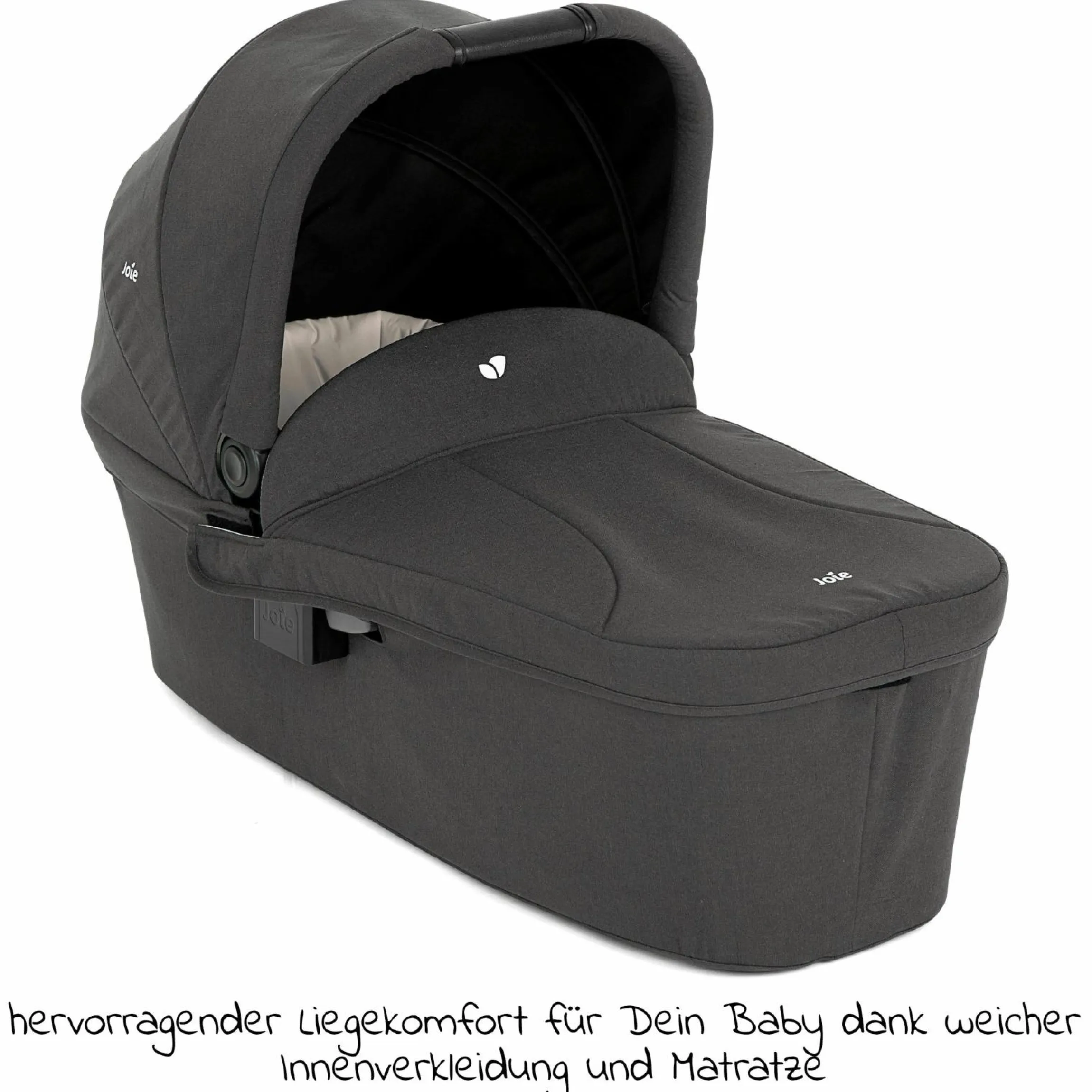 2in1 Kombi-Kinderwagen-Set Litetrax bis 22 kg belastbar mit Schieber-Ablagefach, Babywanne Ramble, Adapter & Zubehör Paket - Pebble - Kollektion 2025