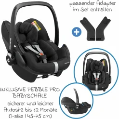 4in1 Kombi-Kinderwagen-Set Litetrax Pro Air bis 22 kg belastbar mit Luftreifen, Babywanne Ramble, Babyschale Pebble Pro, Isofix-Basis, Activity-Trapez, Schmusetuch, Greifling, Adapter & Zubehörpaket - Pebble - Kollektion 2025