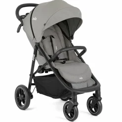 2in1 Kombi-Kinderwagen-Set Litetrax Pro bis 22 kg belastbar mit Schieber-Ablagefach, Babywanne Ramble, Adapter & Zubehör Paket - Pebble - Kollektion 2025