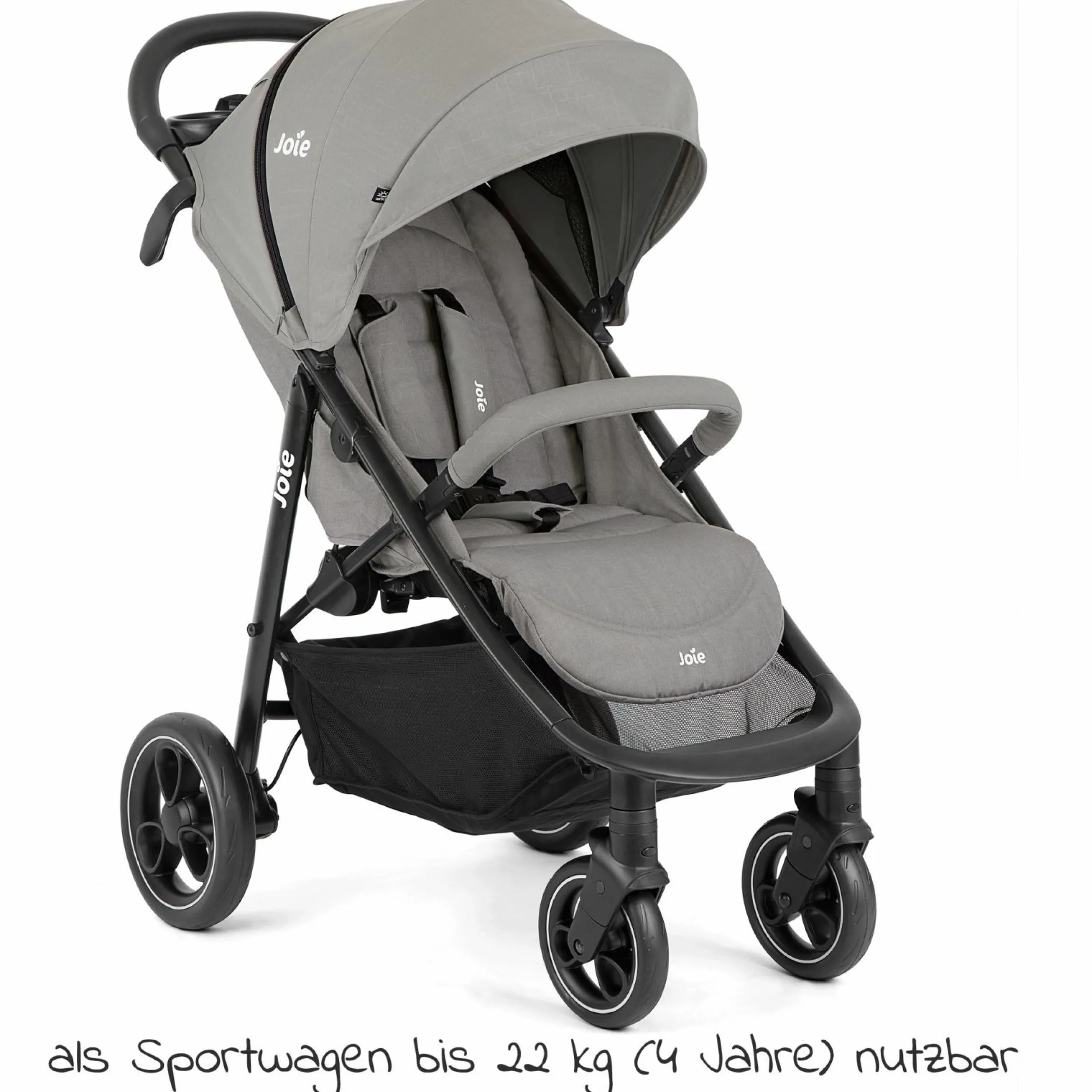 4in1 Kombi-Kinderwagen-Set Litetrax bis 22 kg belastbar mit Schieber-Ablagefach, Babyschale i-Snug 2, Babywanne Ramble, Adapter, Isofix-Basis & Zubehör Paket - Pebble - Kollektion 2025