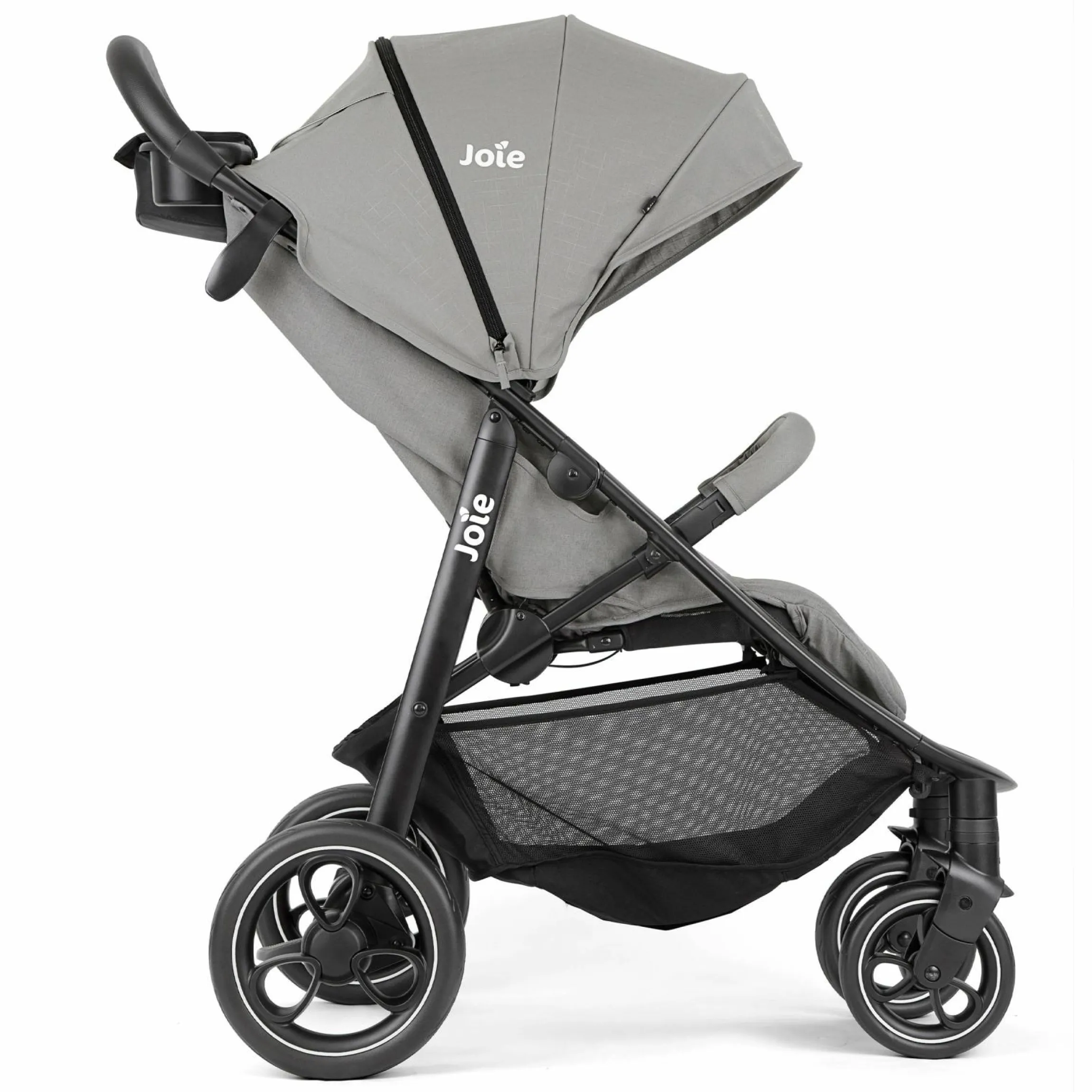 4in1 Kombi-Kinderwagen-Set Litetrax bis 22 kg belastbar mit Schieber-Ablagefach, Babyschale i-Snug 2, Babywanne Ramble, Adapter, Isofix-Basis & Zubehör Paket - Pebble - Kollektion 2025