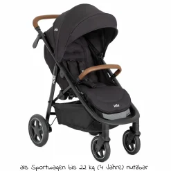 2in1 Kombi-Kinderwagen-Set Mytrax Pro bis 22 kg belastbar mit Teleskopschieber, Getränkehalter, Babywanne Ramble, Adapter & Zubehör Paket - Shale - Kollektion 2025