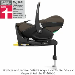 3in1 Kombi-Kinderwagen-Set Salsa 5 Air All in One Set inkl. Maxi Cosi Pebble Pro2, Babywanne, Sportsitz, Adapter - Pure - Nature - Kollektion 2025