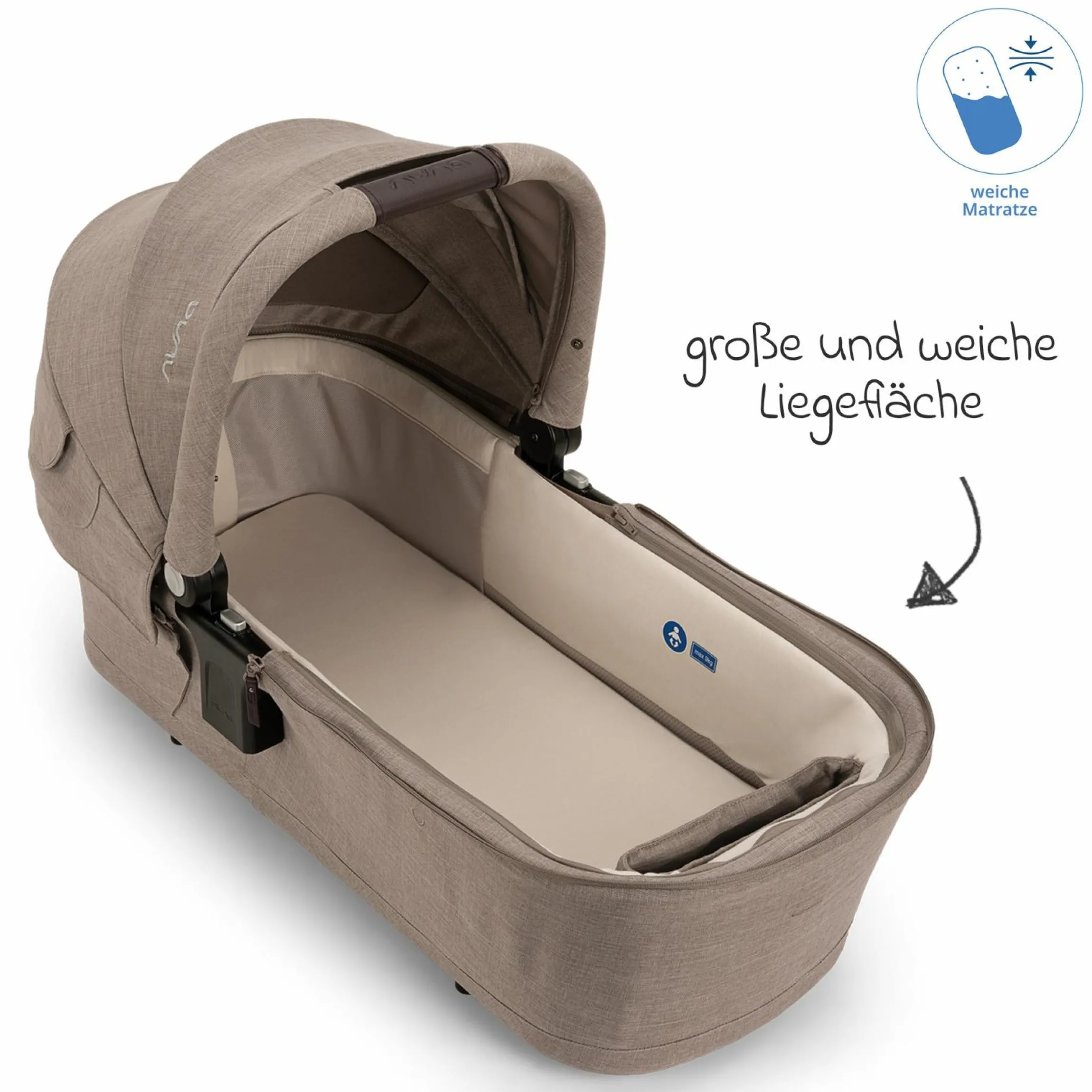 2in1 Kombi-Kinderwagen-Set Triv Lx All-in-One-Set bis 22 kg mit Baybwanne, Teleskopschieber, Regenschutz, Adapter, Fußsack & Handschuhe - Cedar