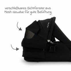 2in1 Kombi-Kinderwagen-Set Triv Lx All-in-One-Set bis 22 kg mit Baybwanne, Teleskopschieber, Regenschutz, Adapter, Fußsack & Handschuhe - Caviar