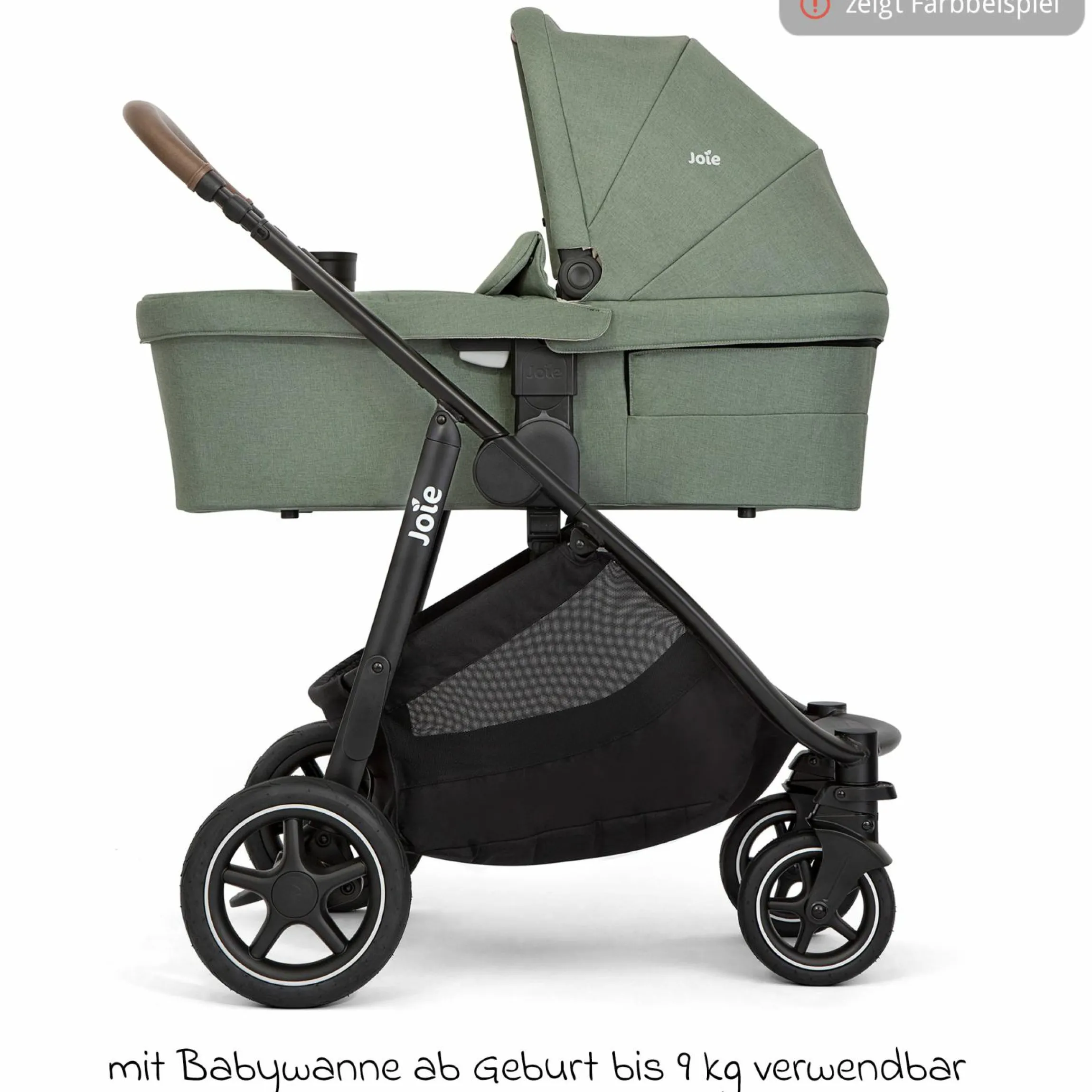 2in1 Kombi-Kinderwagen-Set Versatrax bis 22 kg belastbar mit Babywanne Ramble XL, Schnullerkette, Adapter & Zubehörpaket - Pebble