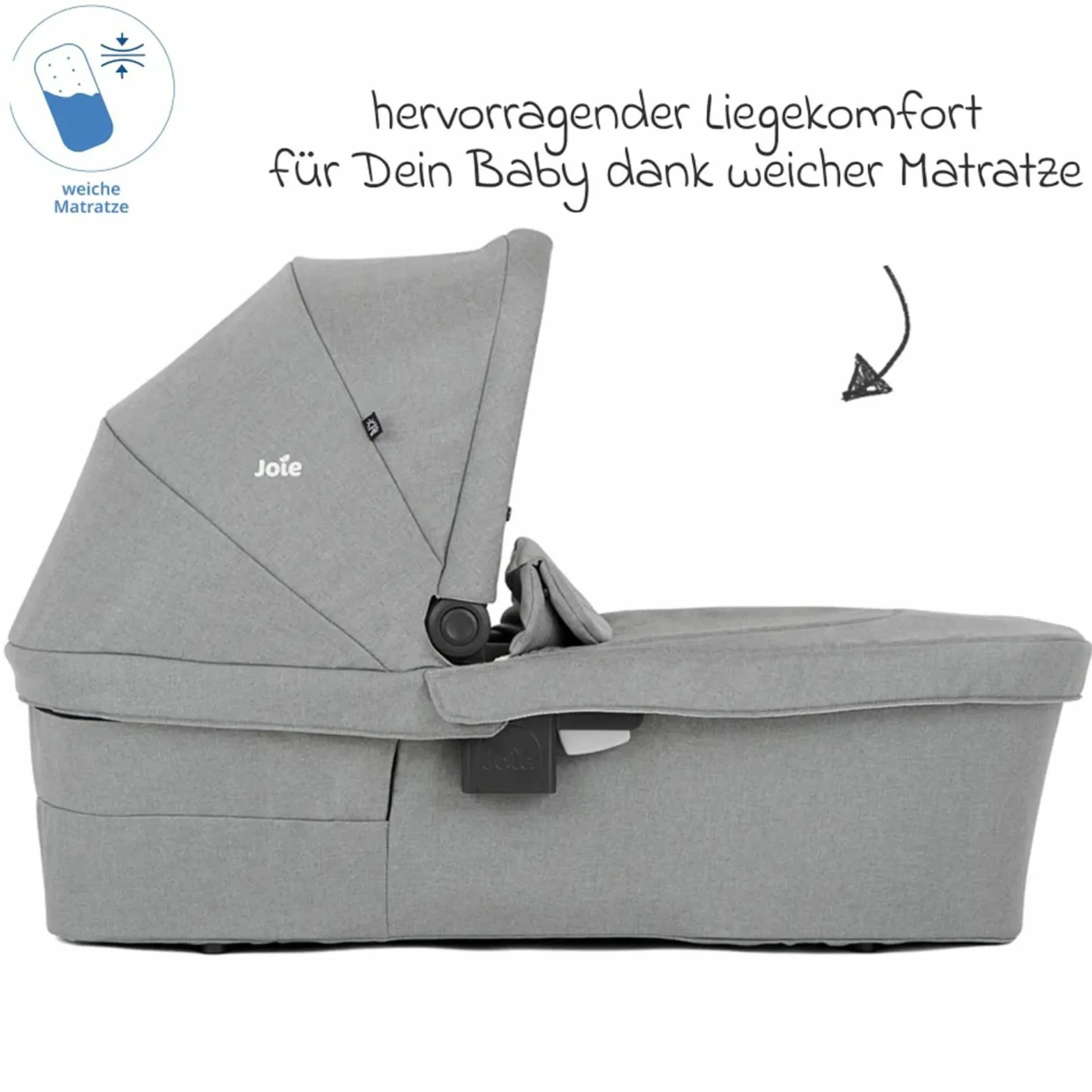 2in1 Kombi-Kinderwagen-Set Versatrax bis 22 kg belastbar mit Babywanne Ramble XL, Schnullerkette, Adapter & Zubehörpaket - Pebble