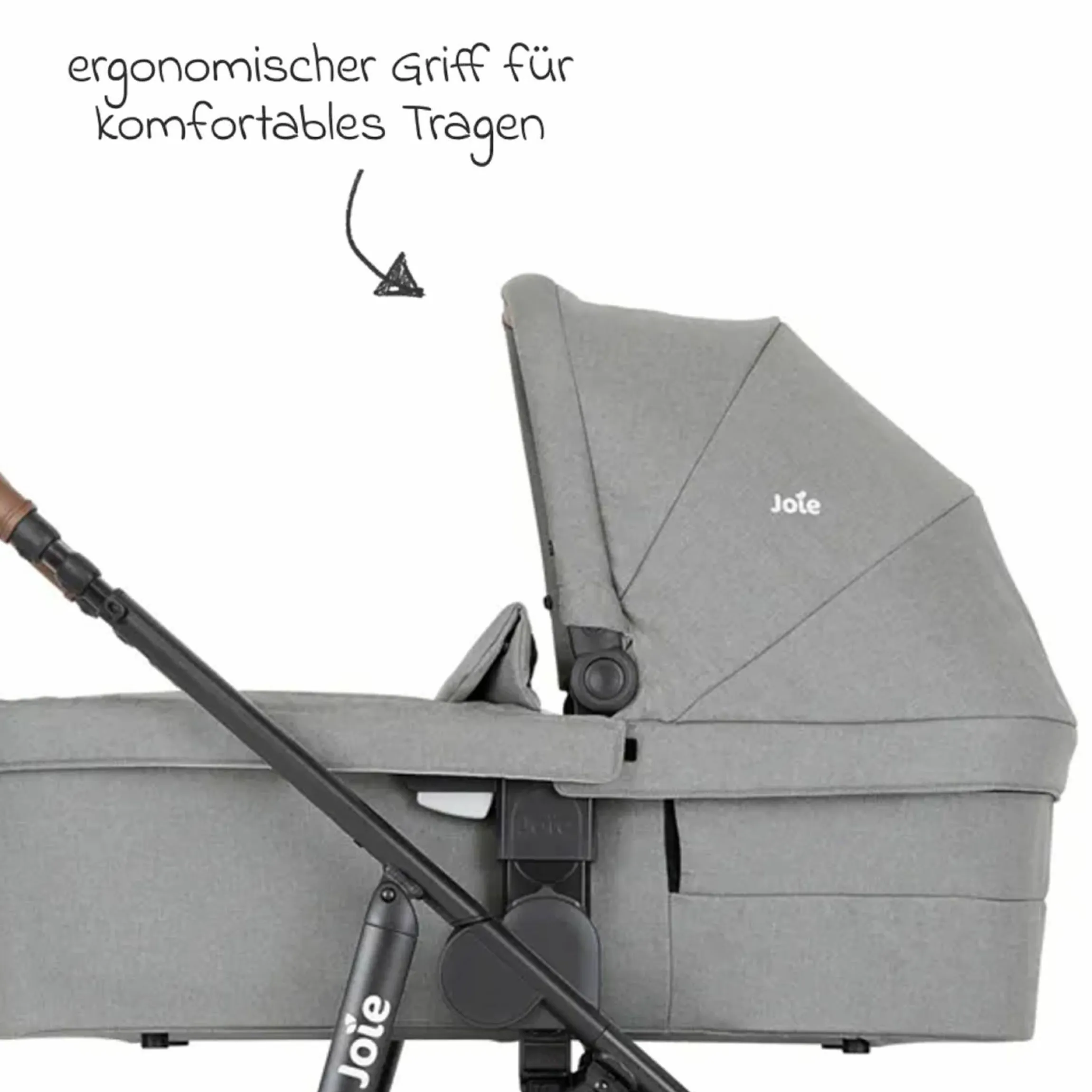 2in1 Kombi-Kinderwagen-Set Versatrax bis 22 kg belastbar mit Babywanne Ramble XL, Schnullerkette, Adapter & Zubehörpaket - Pebble