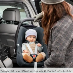 3-in-1 Kombi-Kinderwagen-Set Zelia³ inkl. Babyschale CabrioFix i-Size & Adapter, 22 kg - Essential Graphite - Kollektion 2024