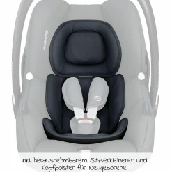3-in-1 Kombi-Kinderwagen-Set Zelia³ inkl. Babyschale CabrioFix i-Size & Adapter, 22 kg - Essential Graphite - Kollektion 2024