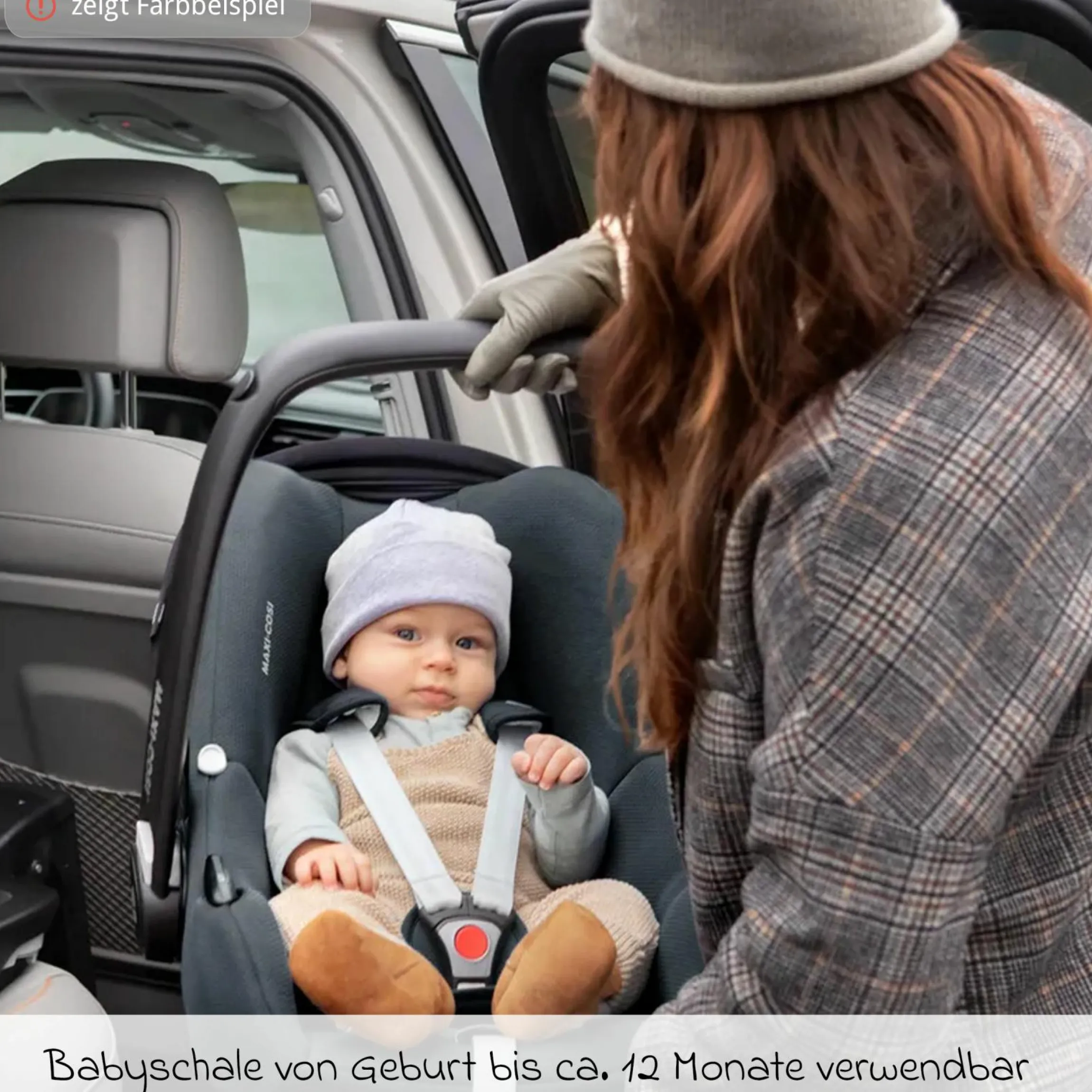 3-in-1 Kombi-Kinderwagen-Set Zelia³ inkl. Babyschale CabrioFix i-Size & Adapter, 22 kg - Black - Kollektion 2025
