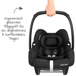 3-in-1 Kombi-Kinderwagen-Set Zelia³ inkl. Babyschale CabrioFix i-Size & Adapter, 22 kg - Black - Kollektion 2025