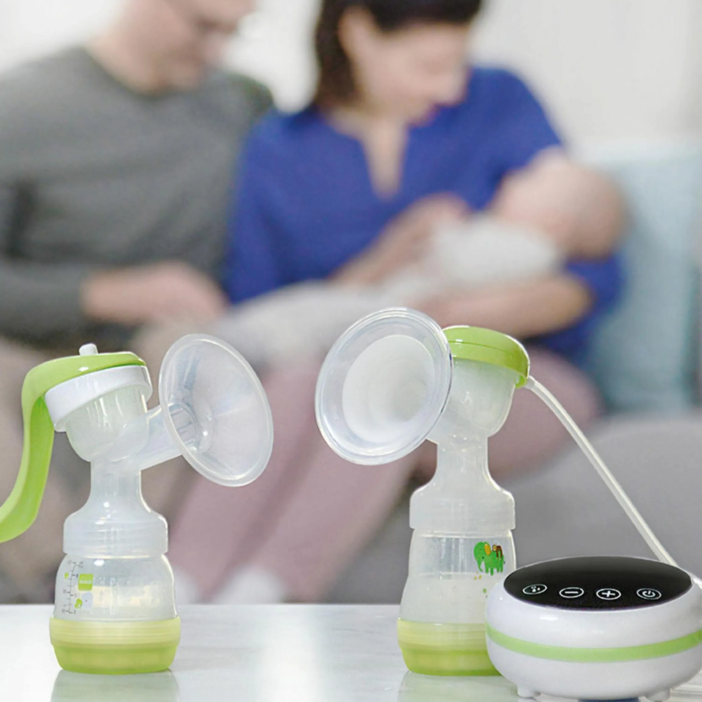 2in1 Milchpumpe elektrische oder manuelle Verwendung