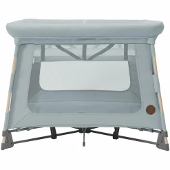 3-in-1 Reisebett Swift Reisebett, Beistellbett, Laufstall mit Matratze & Tragetasche nur 6,70 kg leicht - Beyound - Grey Eco - Kollektion 2025