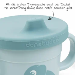 2in1 Schnabeltasse & Snackbecher Foodie - Elphee - Blau