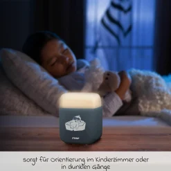 2in1 Steckdosen-Nachtlicht SleepLight mit energiesparende LED-Technologie - Blaugrau