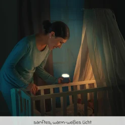 2in1 Steckdosen-Nachtlicht SleepLight mit energiesparende LED-Technologie - Blaugrau