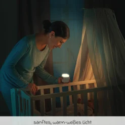 2in1 Steckdosen-Nachtlicht SleepLight mit energiesparende LED-Technologie - Creme