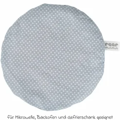 2in1 Stillhilfe-Traubenkissen Mama wärmt und kühlt zugleich - Grau - Kollektion 2024