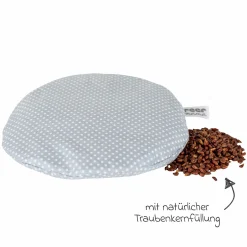 2in1 Stillhilfe-Traubenkissen Mama wärmt und kühlt zugleich - Grau - Kollektion 2024