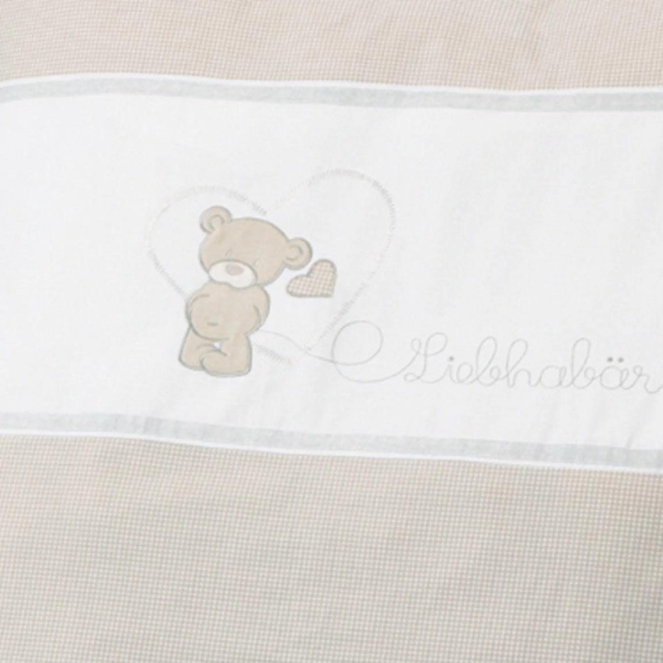 4in1 Stubenbett, Beistellbett, Wiege und Bank & Textile-Ausstattung - Liebhabär - Natur