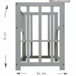 4in1 Stubenbett, Beistellbett, Wiege und Bank & Textile-Ausstattung - Liebhabär - Natur