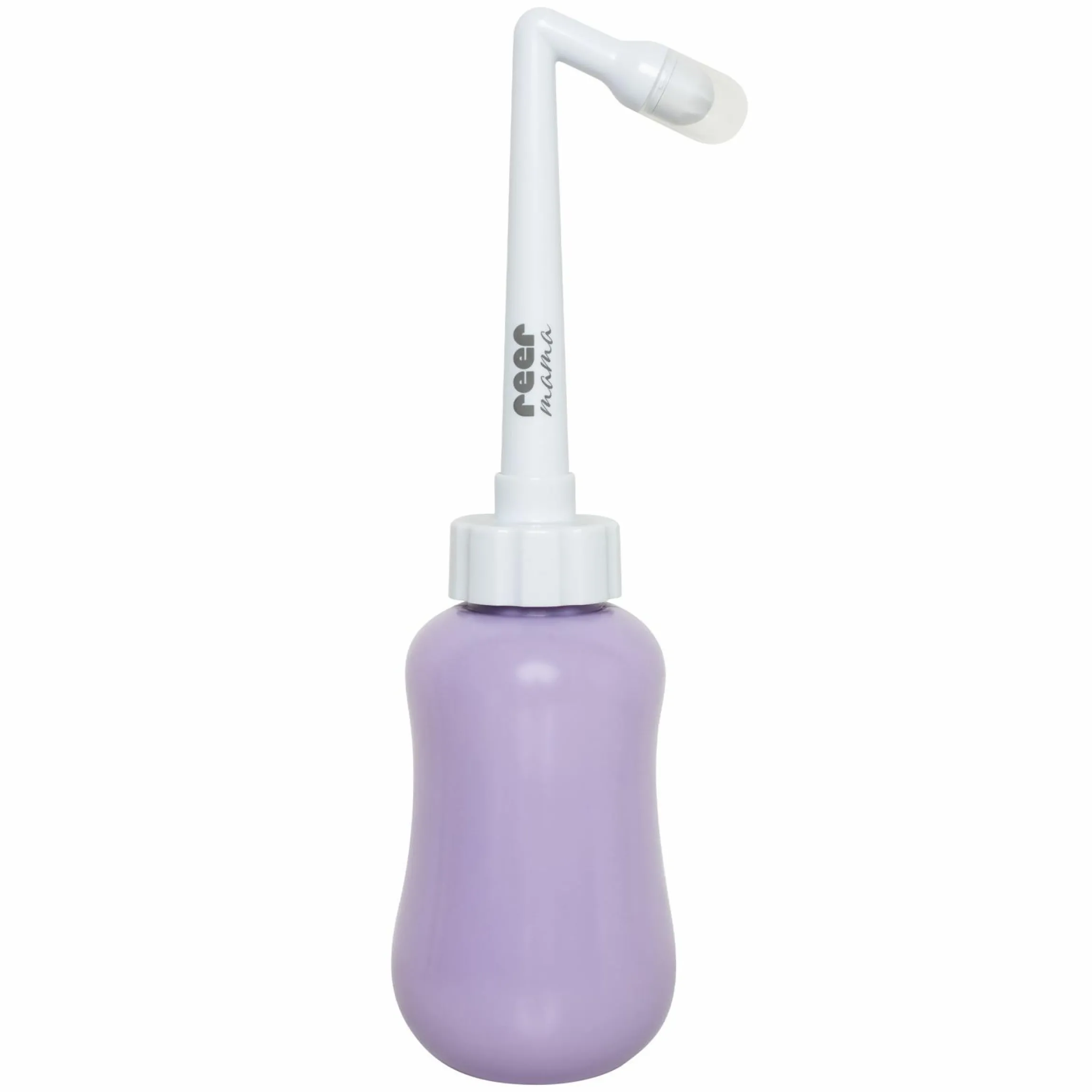 Intimdusche Mama 380 ml Füllmenge mit flexiblem Flaschekörper - Lila Weiß