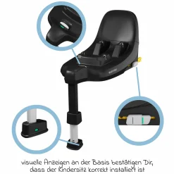 Isofix-Base Familyfix S i-Size für die Kindersitze Pebble S & Pearl S - Kollektion 2025