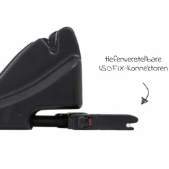 Isofix-Basis Isofamily i-Size Base für SnugEssentials i-Size - Black - Kollektion 2025