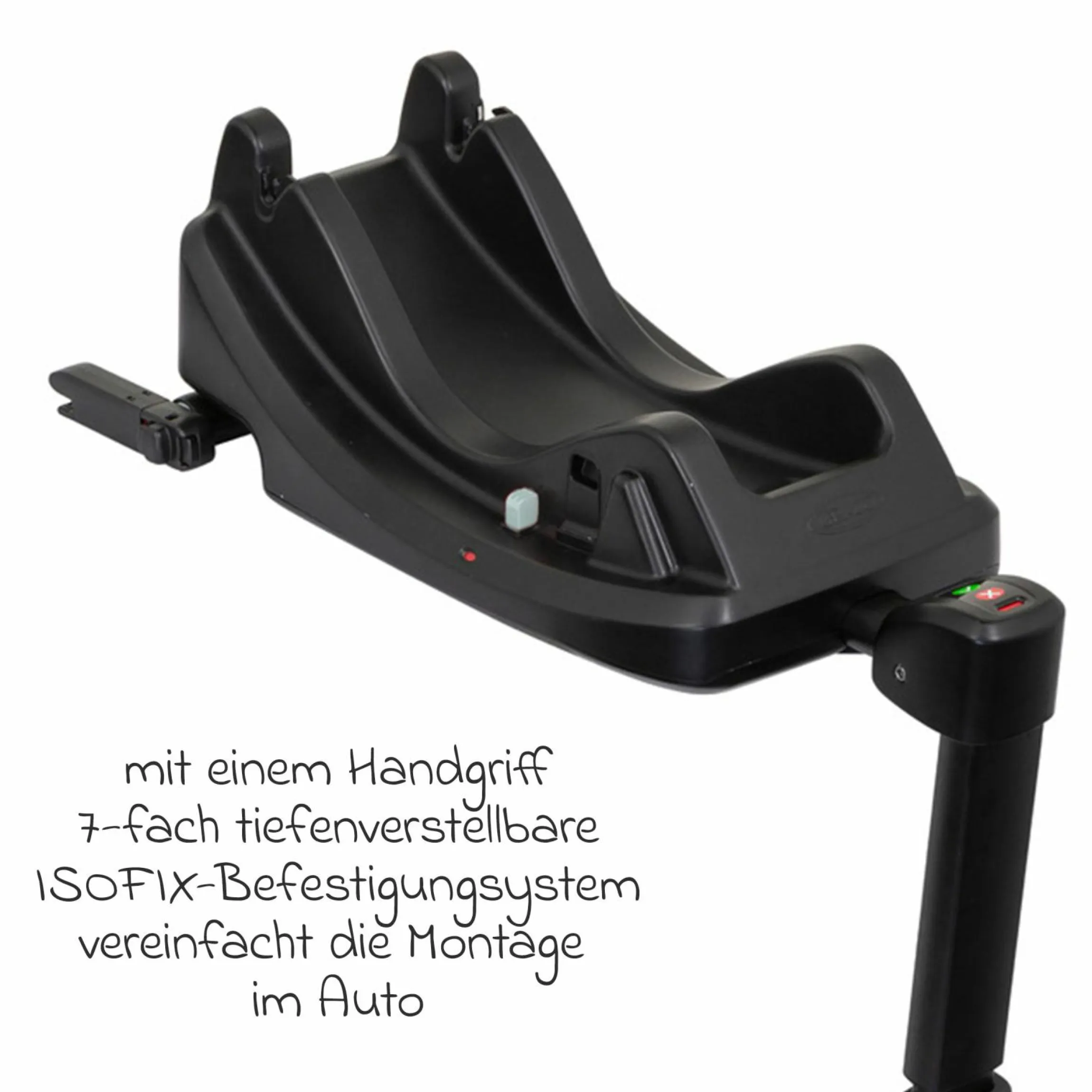 Isofix-Basis Isofamily i-Size Base für SnugEssentials i-Size - Black - Kollektion 2025