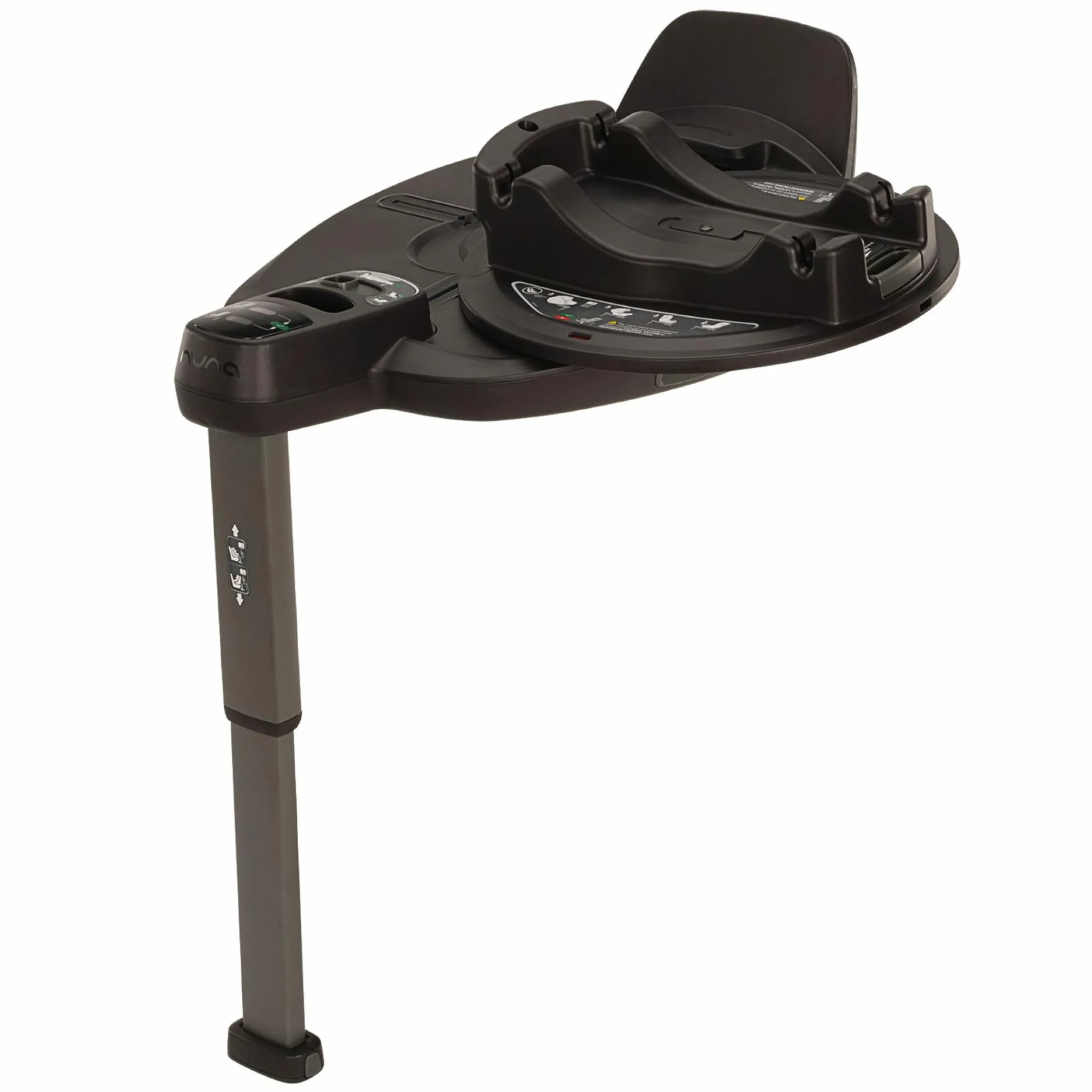 Isofix-Basisstation BASE Curv drehbar für Pipa next, Arra flex, Todl next, Cari next - Black - Kollektion 2025