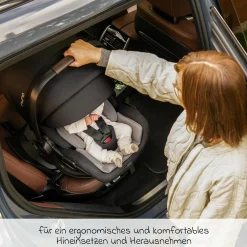Isofix-Basisstation BASE Curv drehbar für Pipa next, Arra flex, Todl next, Cari next - Black - Kollektion 2025