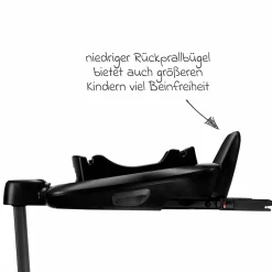 Isofix-Basisstation BASE next drehbar für Pipa next, Arra next, Todl next, Cari next - Black - Kollektion 2025