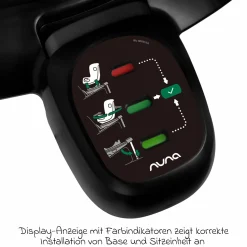 Isofix-Basisstation BASE next drehbar für Pipa next, Arra next, Todl next, Cari next - Black - Kollektion 2025