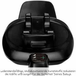 Isofix-Basisstation BASE next drehbar für Pipa next, Arra next, Todl next, Cari next - Black - Kollektion 2025