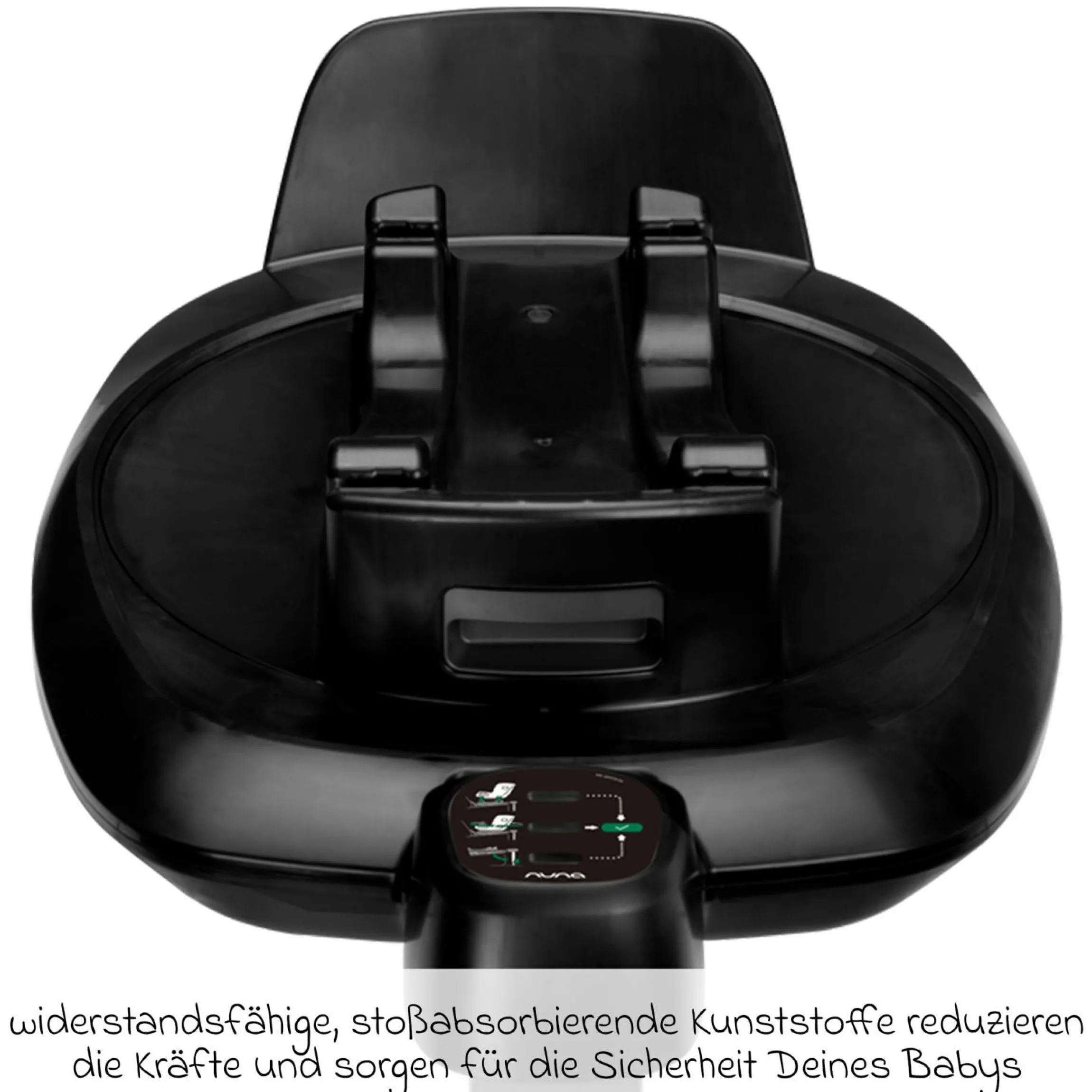 Isofix-Basisstation BASE next drehbar für Pipa next, Arra next, Todl next, Cari next - Black - Kollektion 2025
