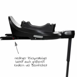 Isofix-Basisstation i-Base Encore drehbar für Calmi R129 / i-Level Recline / i-Jemini / i-Harbour - Signature - Black - Kollektion 2025