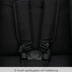Jogger & Sportwagen Run bis 22 kg belastbar mit Lufträder, Knickschieber, Liegeposition & Handbremse - Schwarz Melange
