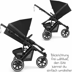 Jogger Salsa Run - Runner mit Sportzulassung, Luftbereifung und Handbremse - Ink - Kollektion 2024